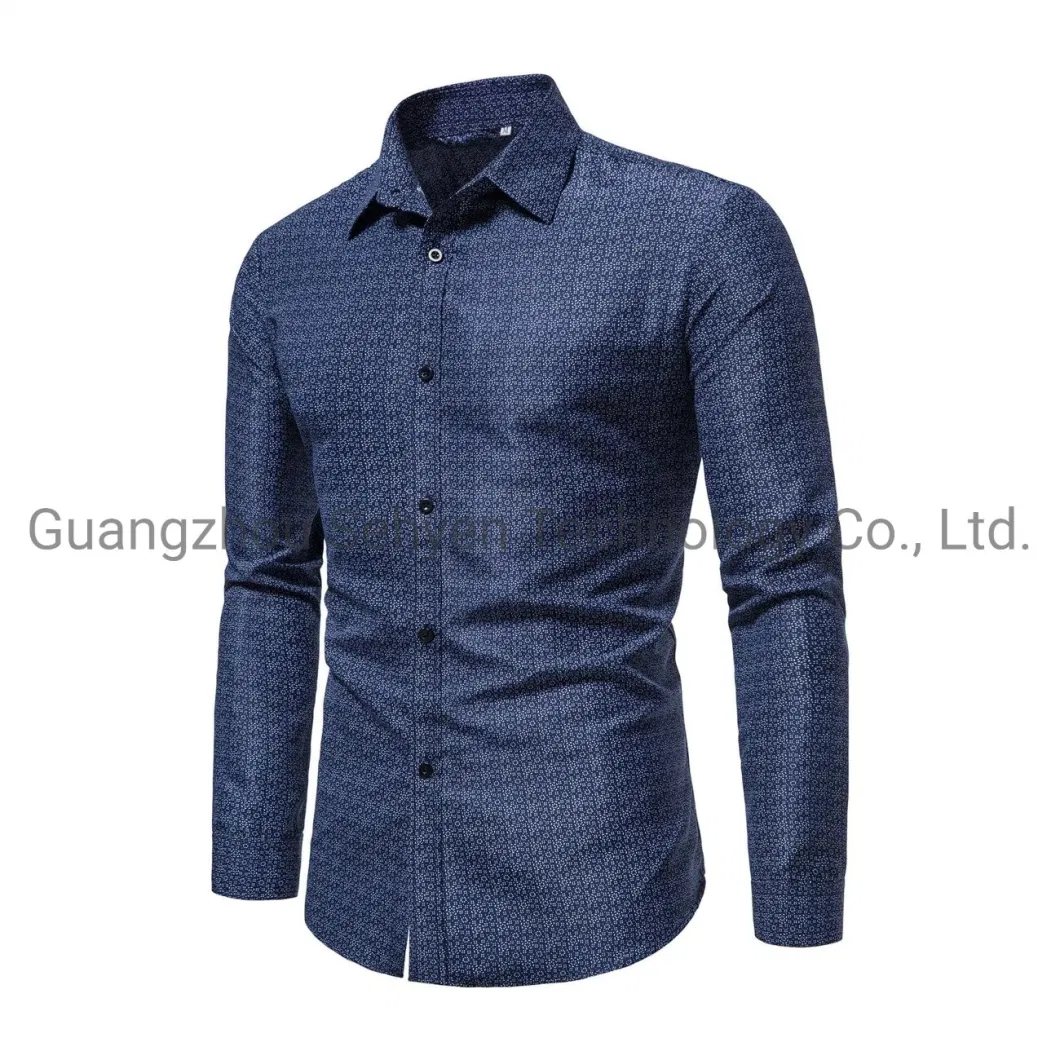 High Quality Long Sleeve Men′ S Coton Dress Shirt